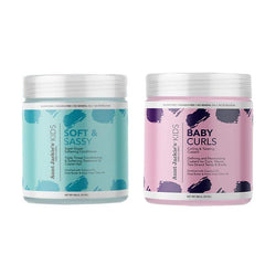 Aunt Jackie’s kids Soft & Sassy Softening Conditioner Baby Girl Curls Curling & Twisting Custard Set