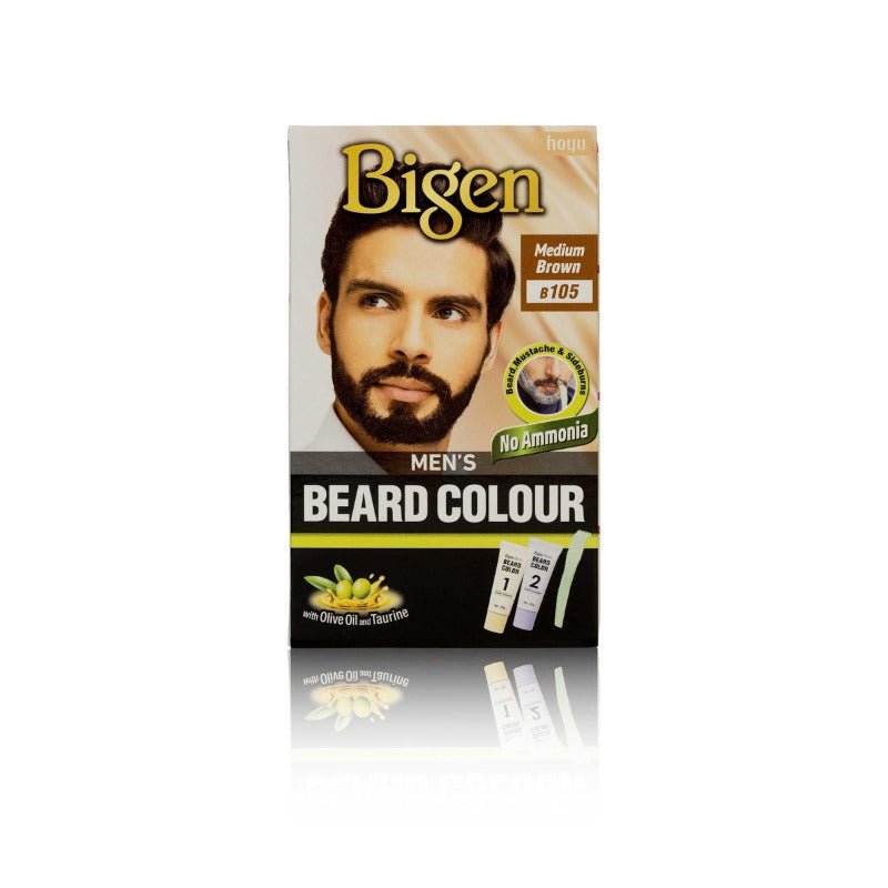 Bigen Men’s Beard Colour B105 Medium Brown