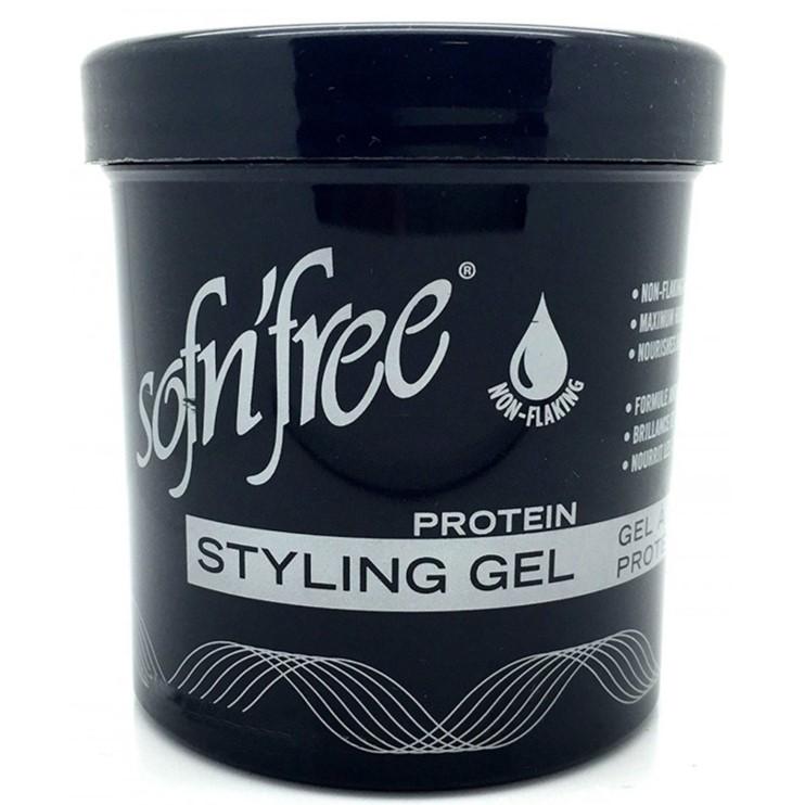 Sof N Free Protein Styling Gel Black 425g | BeautyFlex UK