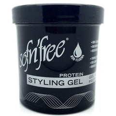 Sof N Free Protein Styling Gel Black 425g | BeautyFlex UK