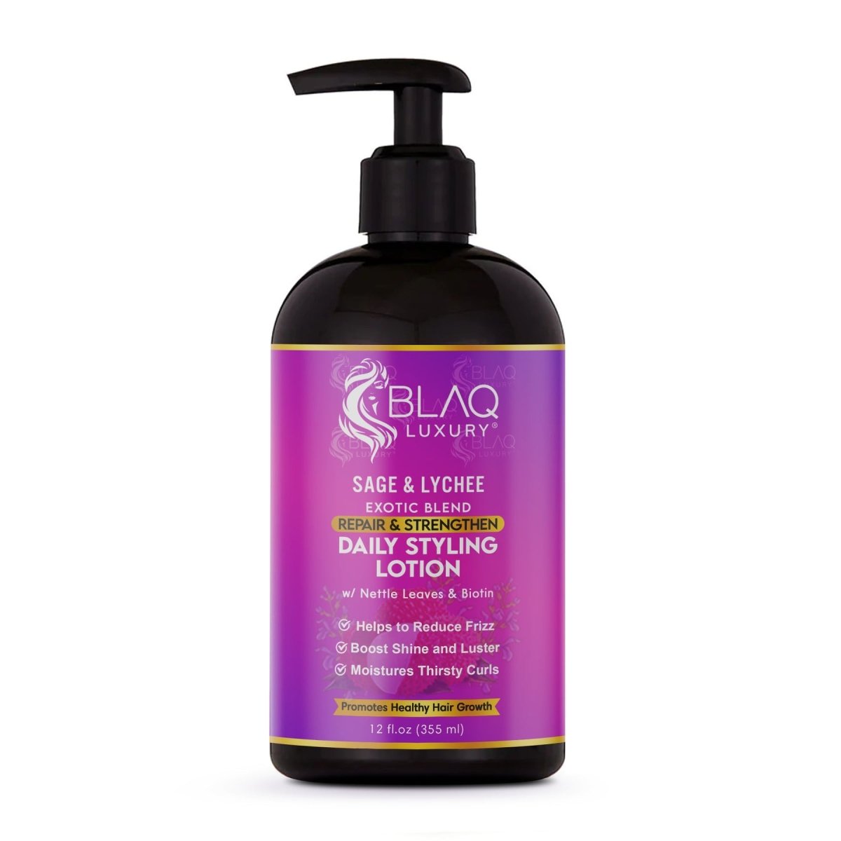 Blaq Luxury Sage & Lychee Daily Styling Lotion 8oz