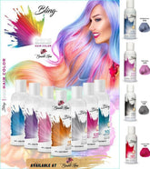 Bling Shining Semi Permanent Hair Color Like Adore - 58 Shades