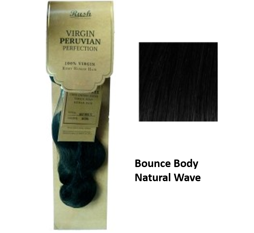 Rush Virgin Peruvian Perfection HH Bounce Body Wave Weave 10 inch - 22 inch | BeautyFlex UK