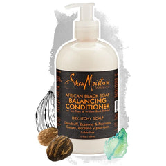 Shea Moisture African Black Soap Balancing Conditioner 384ml | BeautyFlex UK
