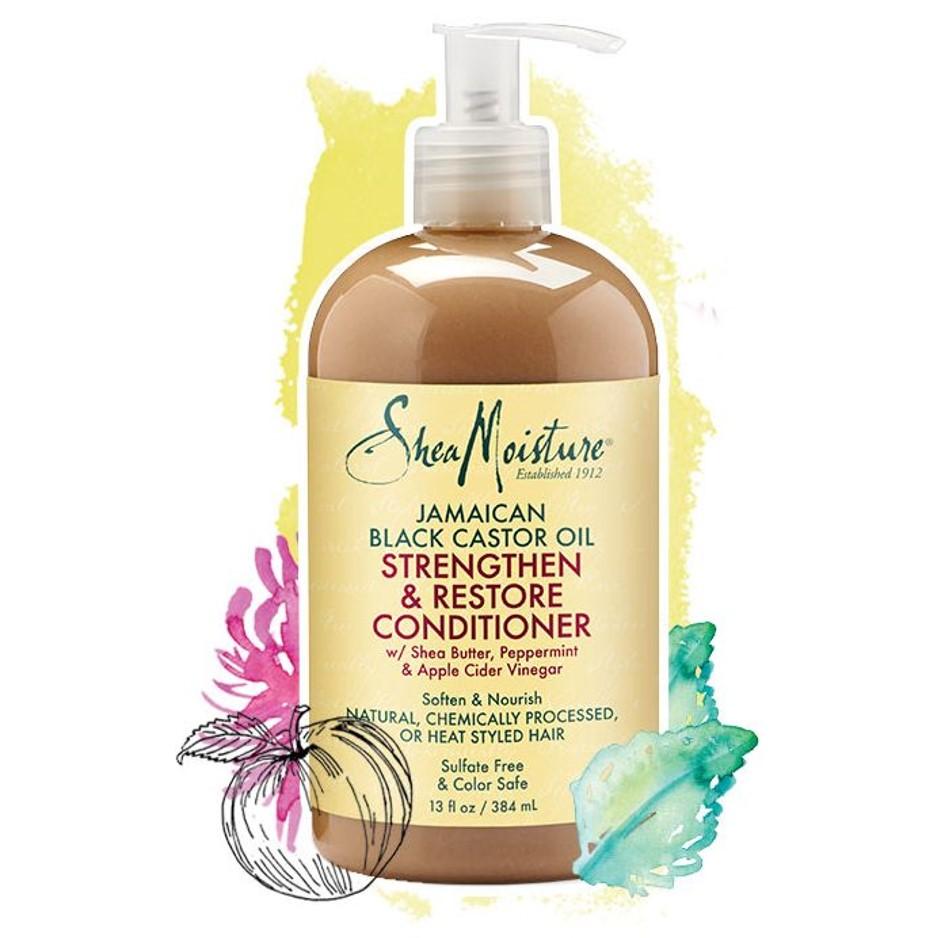 Shea Moisture Jamaican Black Castor Oil Rinse Out Conditioner 384ml | BeautyFlex UK