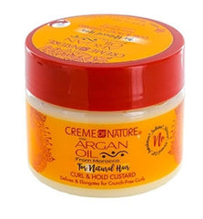 Creme of Nature Argan Oil Curl and Hold Styling Custard 326g | BeautyFlex UK
