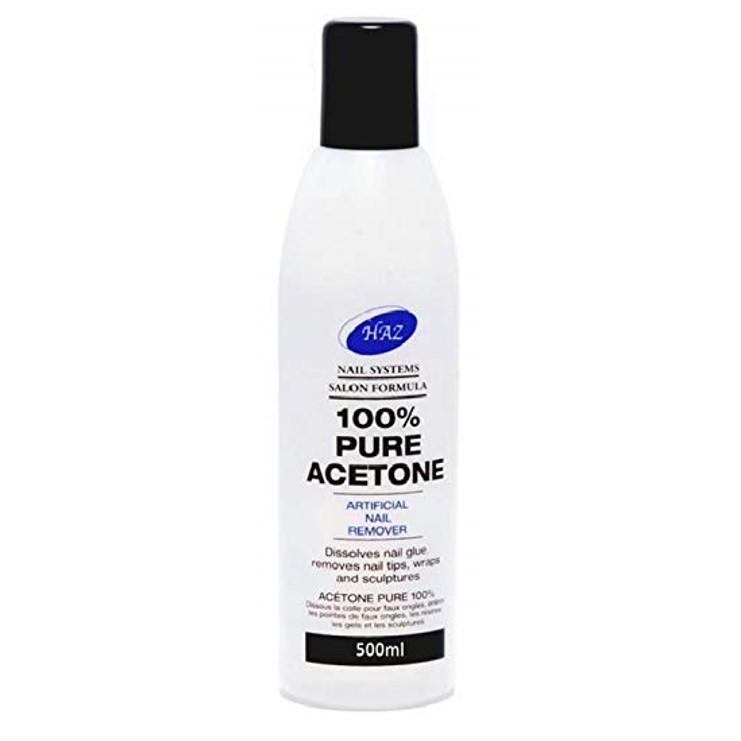 Haz Pure Acetone 500ml | BeautyFlex UK