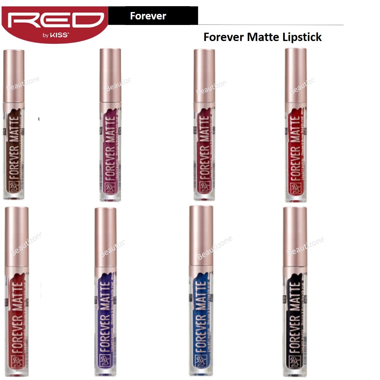 Red By Kiss Forever Matte lipstick | BeautyFlex UK