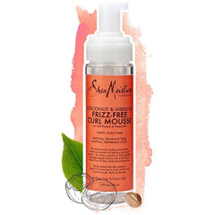 Shea Moisture Coconut and Hibiscus Frizz-Free Curl Mousse 220ml | BeautyFlex UK