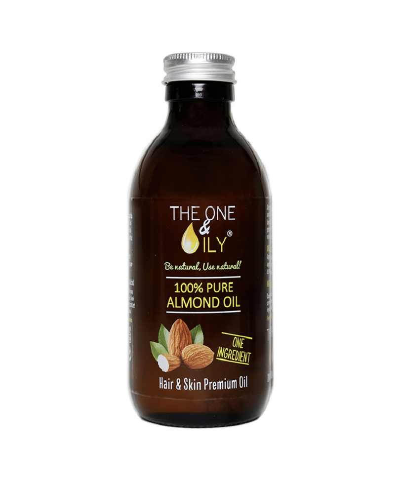 The One & Oily Hair & Skin Premium Oil 100% Pure Almond Oil - 200ml