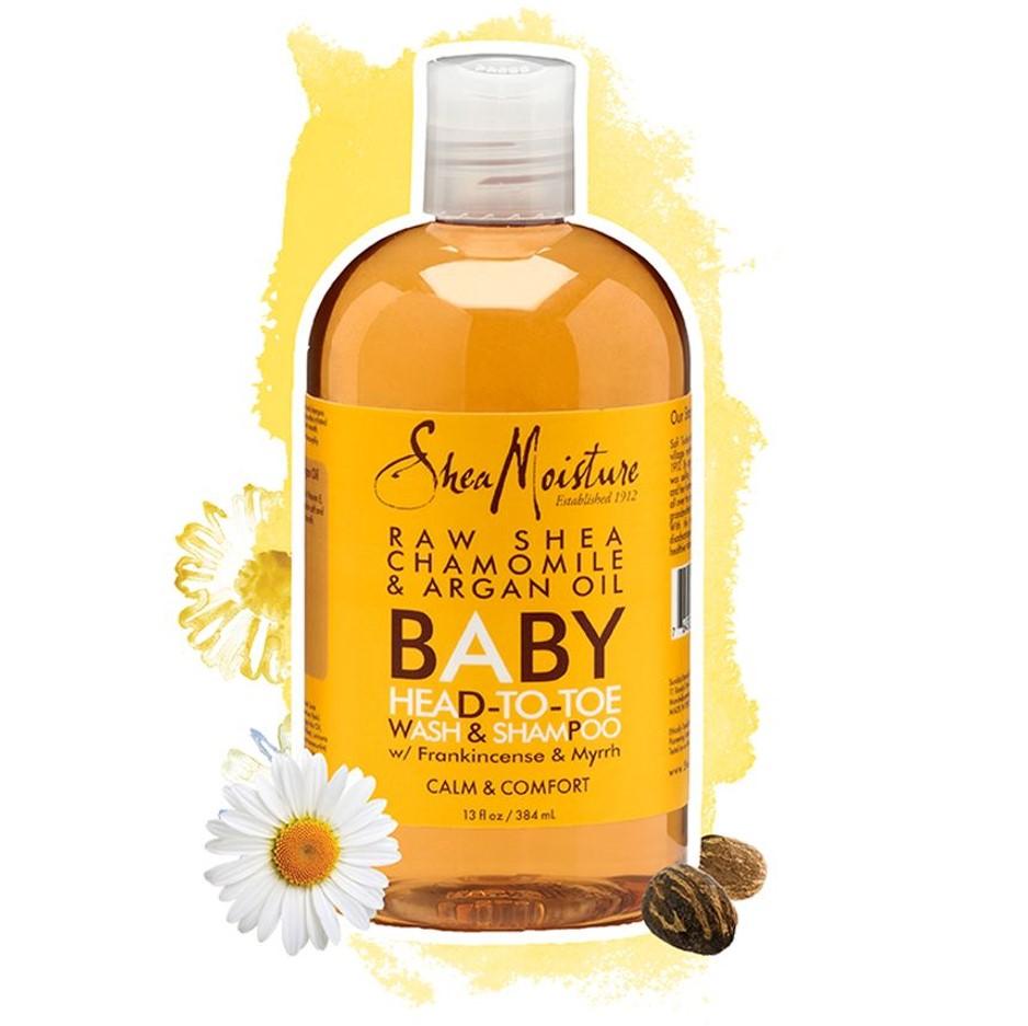 Shea Moisture Raw Shea Chamomile and Argan Oil Wash and Shampoo 384ml | BeautyFlex UK