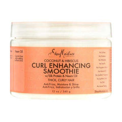 Shea Moisture Coconut and Hibiscus Curl Enhancing smoothie 340g | BeautyFlex UK