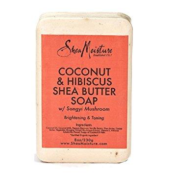 Shea Moisture Coconut and Hibiscus Shea Butter Bar Soap 230g | BeautyFlex UK