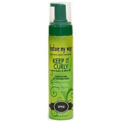 Texture My Way Keep It Curly Stretch And Set Styling Foam 251ml | BeautyFlex UK