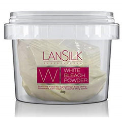 Lansilk Bleach Powder White 80g | BeautyFlex UK