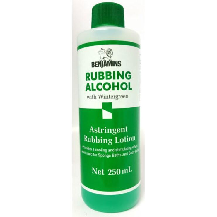 Benjamins Rubbing Alcohol With Wintergreen 250ml | BeautyFlex UK