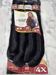 Cherish 4X French Curl Braid 18"/ ALL COLOURS