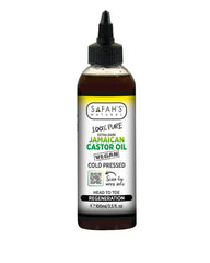 Safah's Natural 100% Pure Extra Dark Jamaican Black Castor Oil 100ml