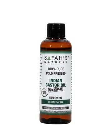Safah's Natural 100% Indian Castor Oil 100ml