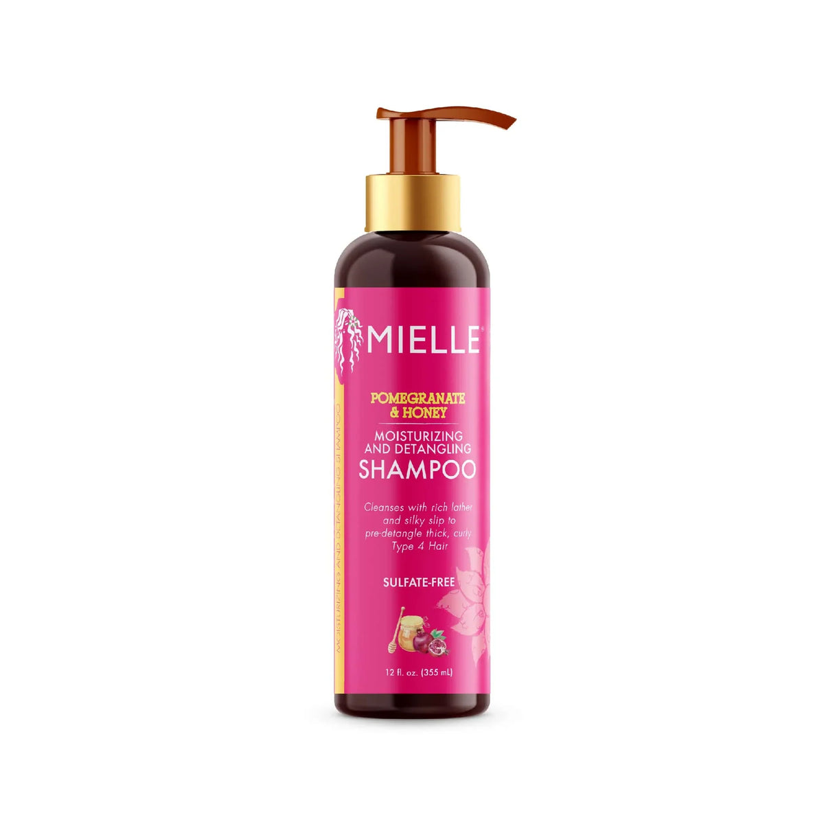 Mielle pomegranate & honey detangling shampoo 355ml/12oz