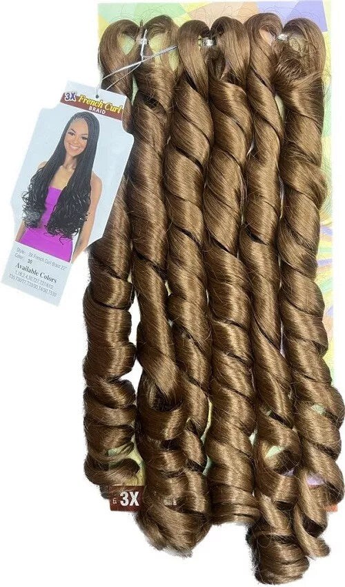 Jazzy 3X French Curl Braid 22" - Beauty Flex UK