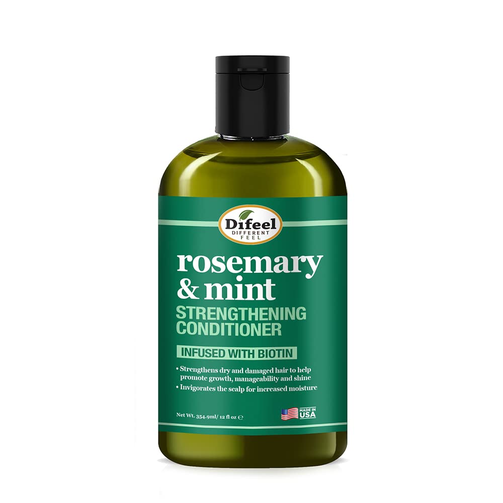 Difeel Rosemary Mint Strengthening Conditioner with Biotin 354ml - Beauty Flex UK