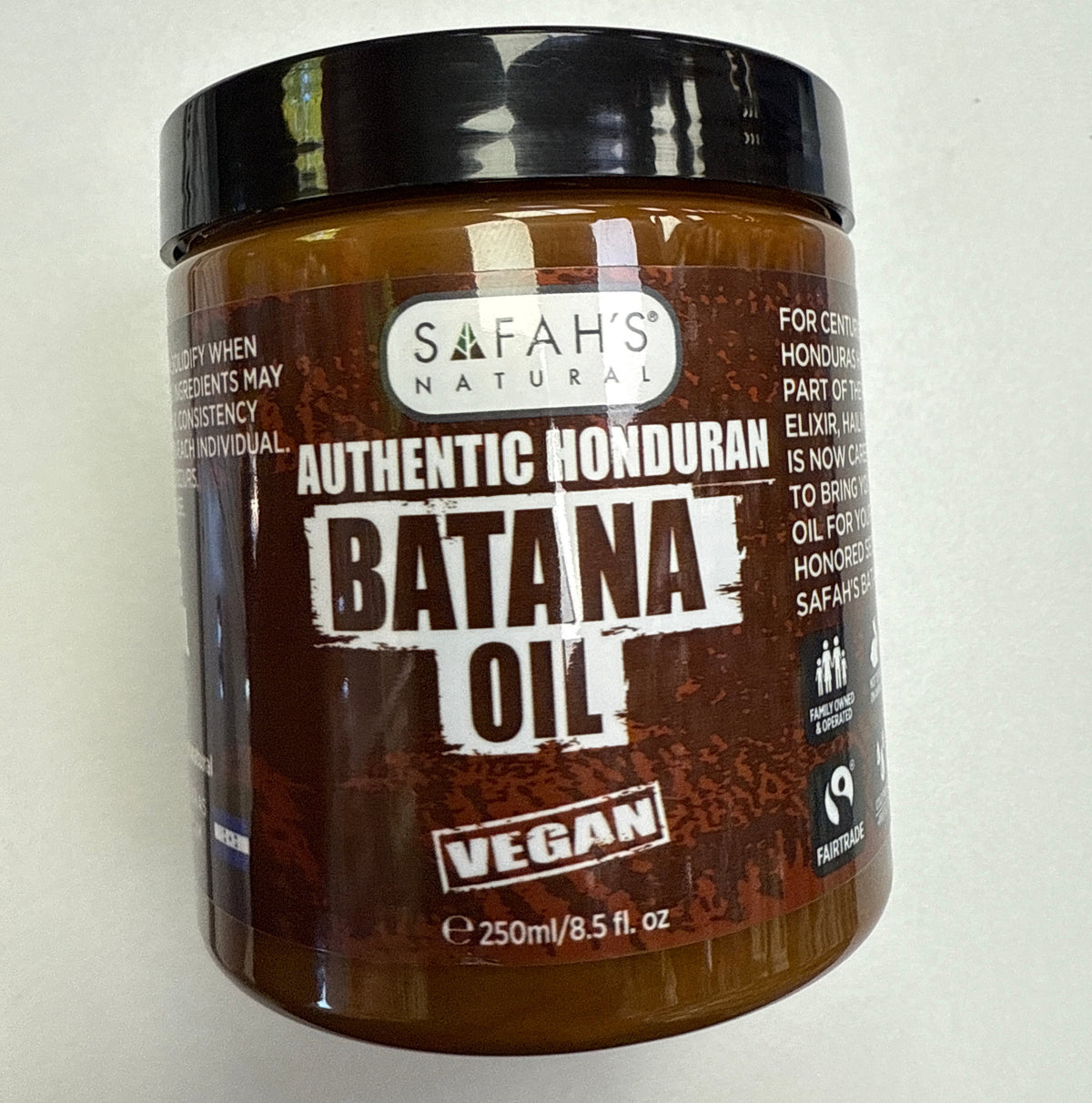 Authentic Honduran Batana Oil 100% Pure 250ml by Safah’s Natural