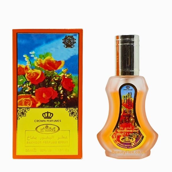 Al Rehab Perfume Spray - Bakhoor 35ml eau de parfum - Beauty Flex UK