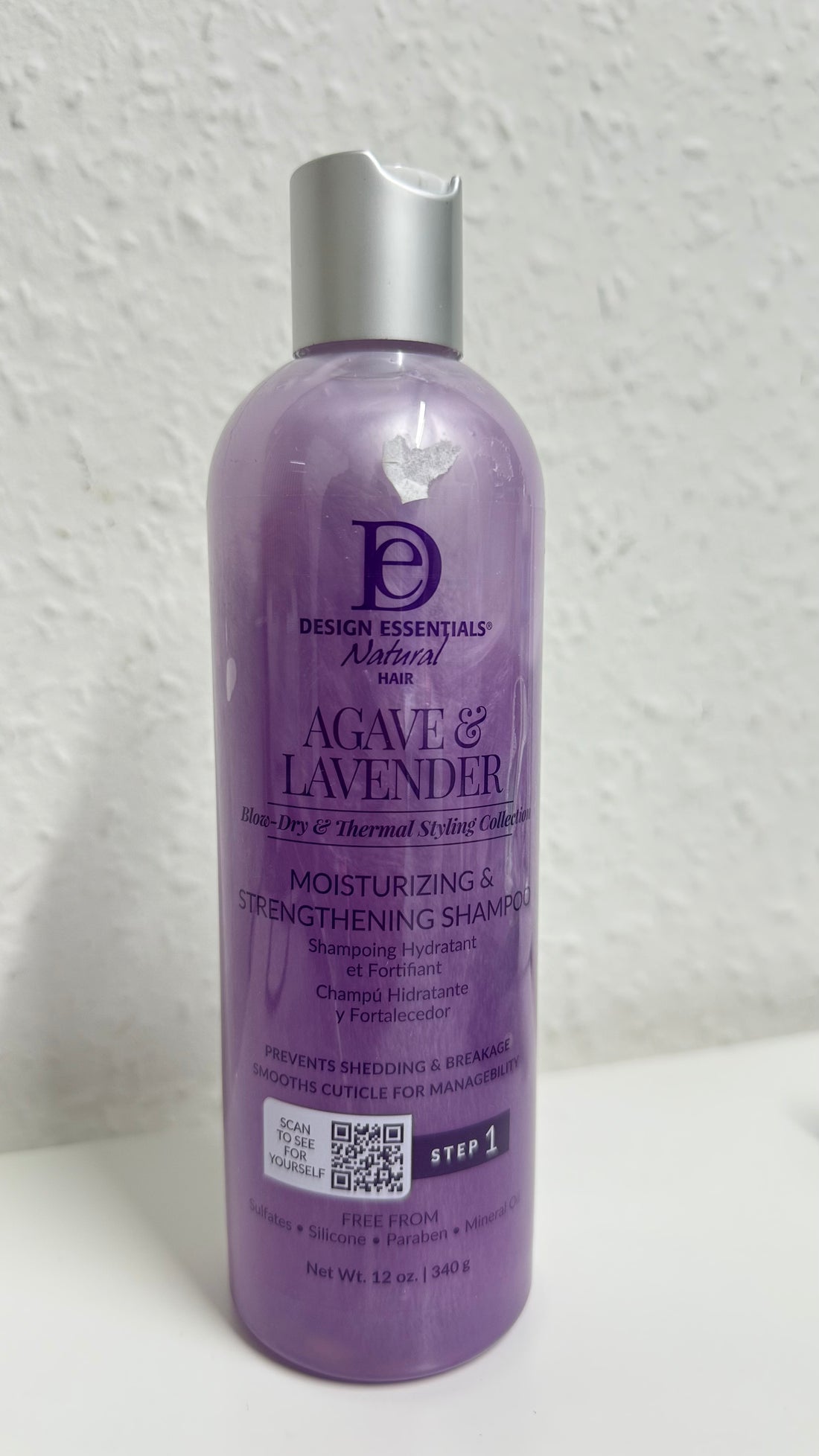 Design Essentials Natural Agave And Lavender Step 1 Moisturizing Hair Shampoo - image 3