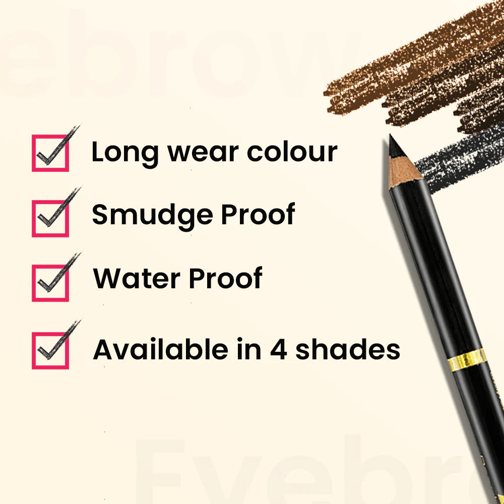 BF Beauty Forever Eyebrow Pencil 15gm 4 colours - Beauty Flex UK