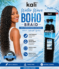 Water Wave Bulk Human Hair blend | Kali Braiding Hair UK | Beautyflex - Beauty Flex UK