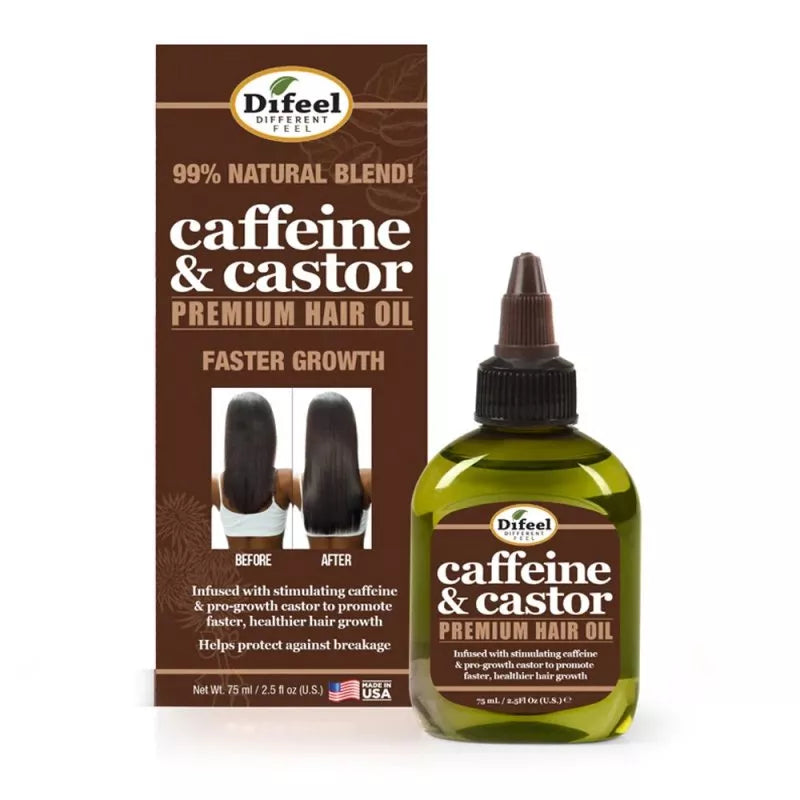 Difeel Caffeine And Castor Oil 75ml