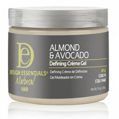 Design Essentials Almond & Avocado Creme Gel 16oz | Define & Hydrate Curls