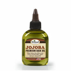 Difeel Jojoba Premium Hair Oil 2.5oz | Strengthen Hair & Scalp Care 75ml