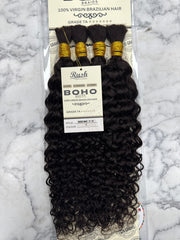 Rush Boho Braids Water Wave Virgin Brazilian Hair 17inch to 19inch