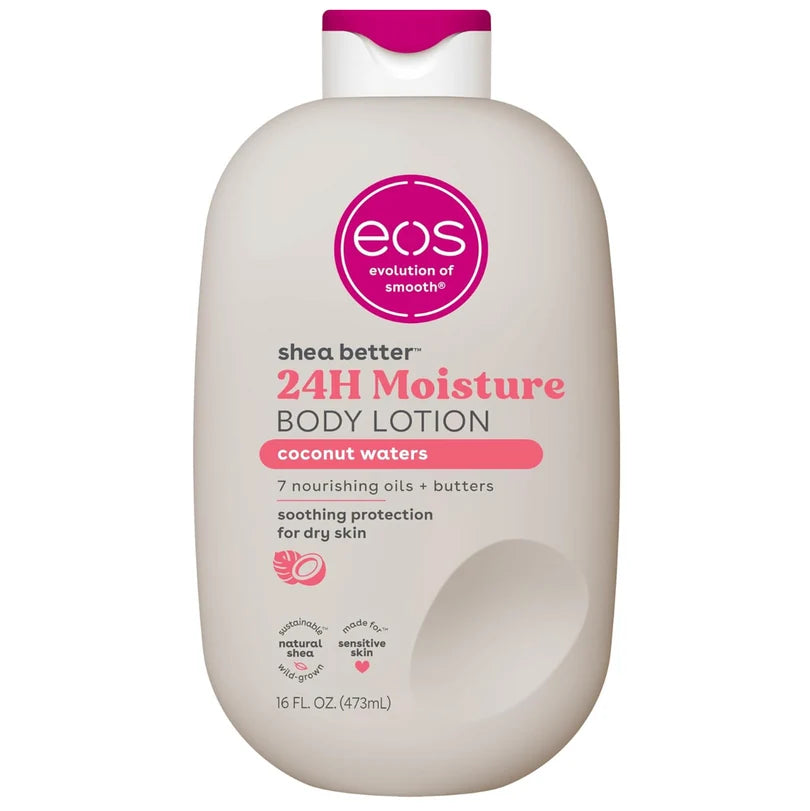 EOS Shea Better 24H Moisture Body Lotion Coconut Waters 473ml - Beauty Flex UK