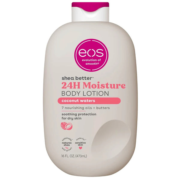 EOS Shea Better 24H Moisture Body Lotion Coconut Waters 473ml - Beauty Flex UK
