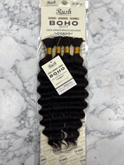 Human Braiding Hair Deep Wave Boho Braid 100% Brazilian Rush  17”- 19” UK 120g