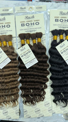 Rush Human Boho Braids 100% Brazilian  19”- 21” Deep Wave 120g