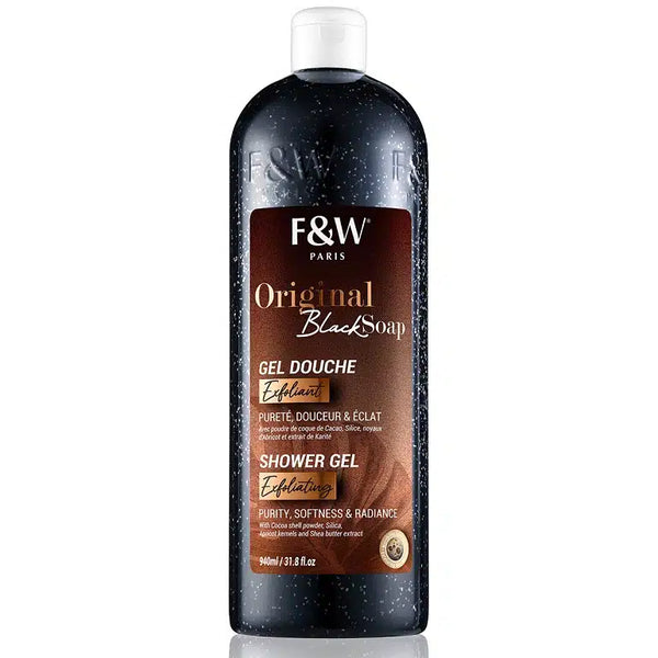 Fair and White ORIGINAL BLACK SOAP Exfoliating Shower Gel | ORIGINAL - Beauty Flex UK