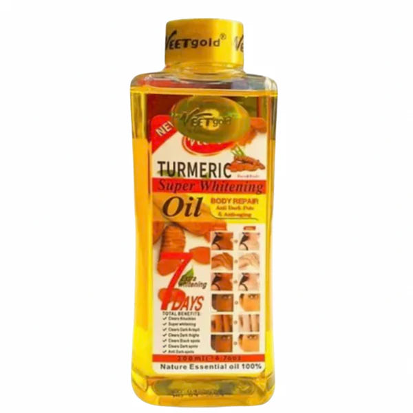 Veetgold Turmeric Super Whitening Body Repair Oil 200ml