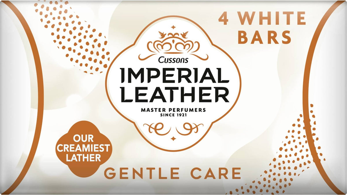 4x Imperial Leather Gentle Care Bar Soap 100g 4 pack