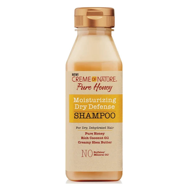 Creme of nature pure honey moisturizing dry defense shampoo 355ml
