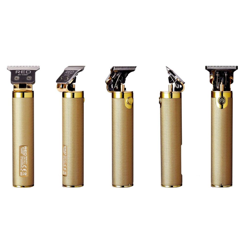 Red by Kiss: Precision Blade Cordless Trimmer - Gold - Beauty Flex UK