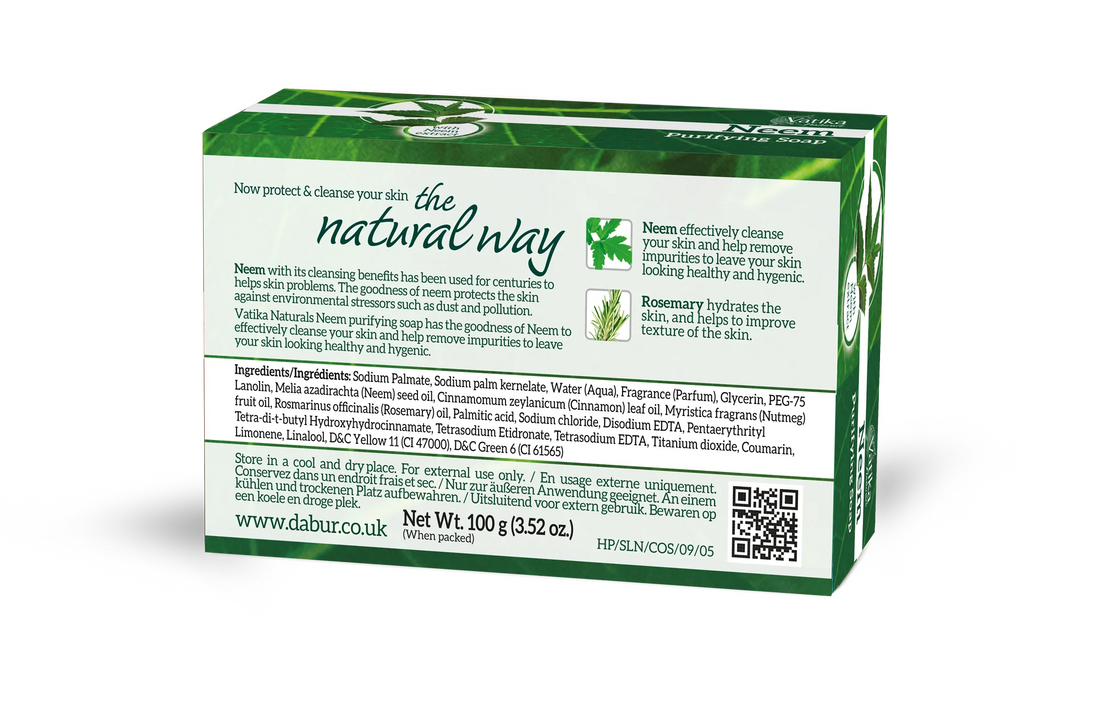 Vatika Natural Neem Purifying Soap 100g - image 3