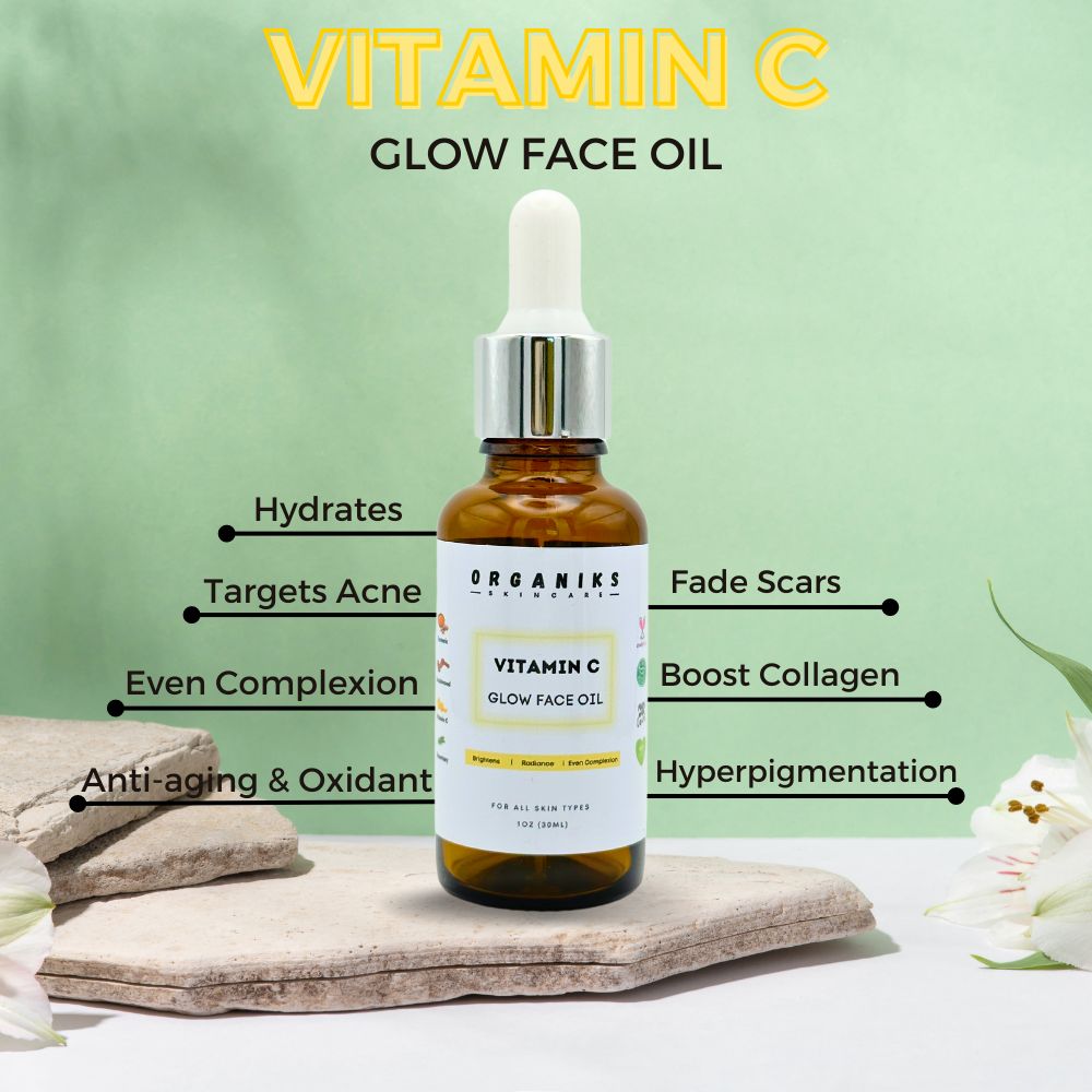 Organiks Vitamin C Brighten & Glow Face Oil - Beauty Flex UK