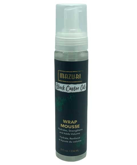  Mazuri Black Castor Oil Wrap Mousse 236ml