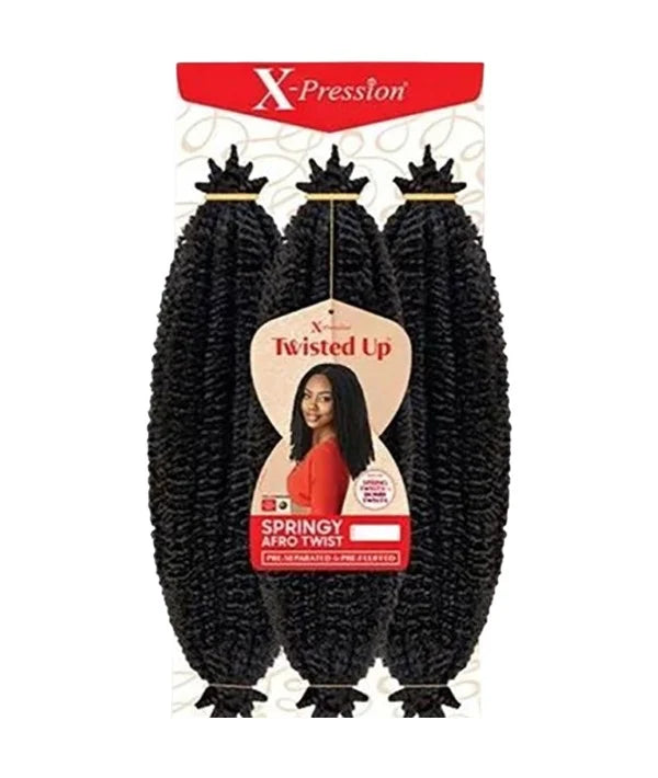 Outre X-Pression Twisted Up - Springy Afro Twist 16" Length - Beauty Flex UK