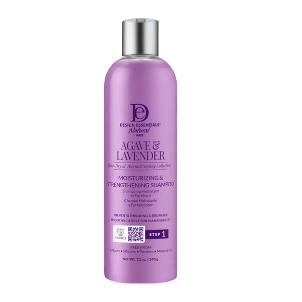 Design Essentials Natural Agave And Lavender Step 1 Moisturizing Hair Shampoo