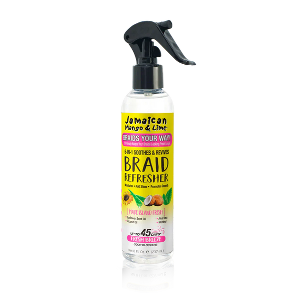 Jamaican mango & lime 6-in-1 soothes & revives braid refresher 237ml